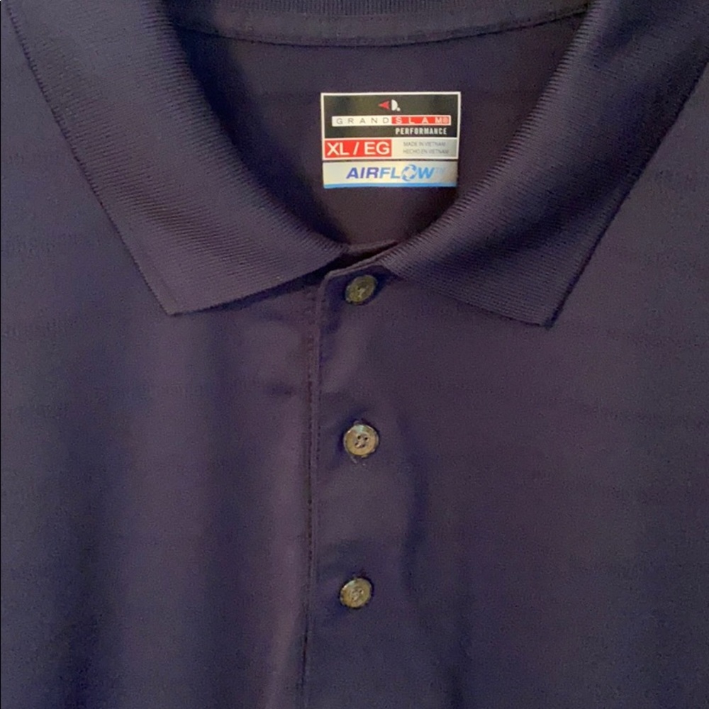 Grand Slam Men’s Airflow Navy Golf Polo XL